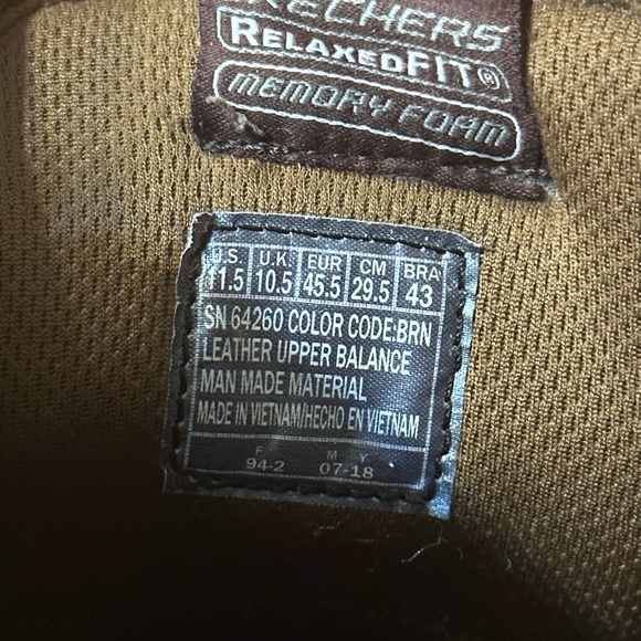 Sketchers Relaxed Fit Oxfords Men’s Size 11.5 EUC - Picture 6 of 7